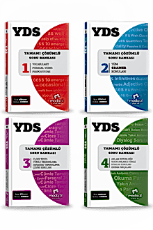 YDS TAMAMI ÇÖZÜMLÜ MODÜLER SORU BANKASI SETİ
